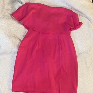 Lulus strapless cocktail dress